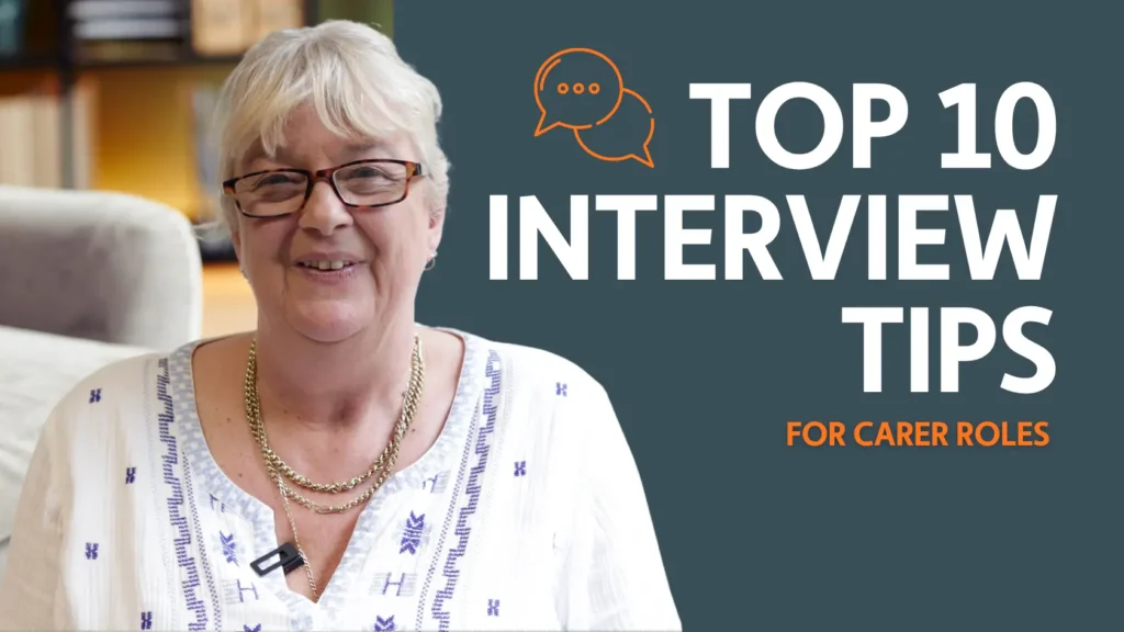 Thumbnail of our recruiter, Jayne, who shares 10 top tips for your care assistant interview'