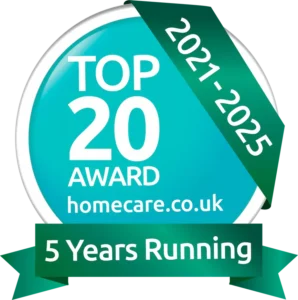 Homecare Top 20 Awards 5 Years Running