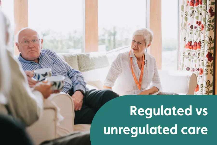 Thumbnail image for regulated vs unregulated care webpage