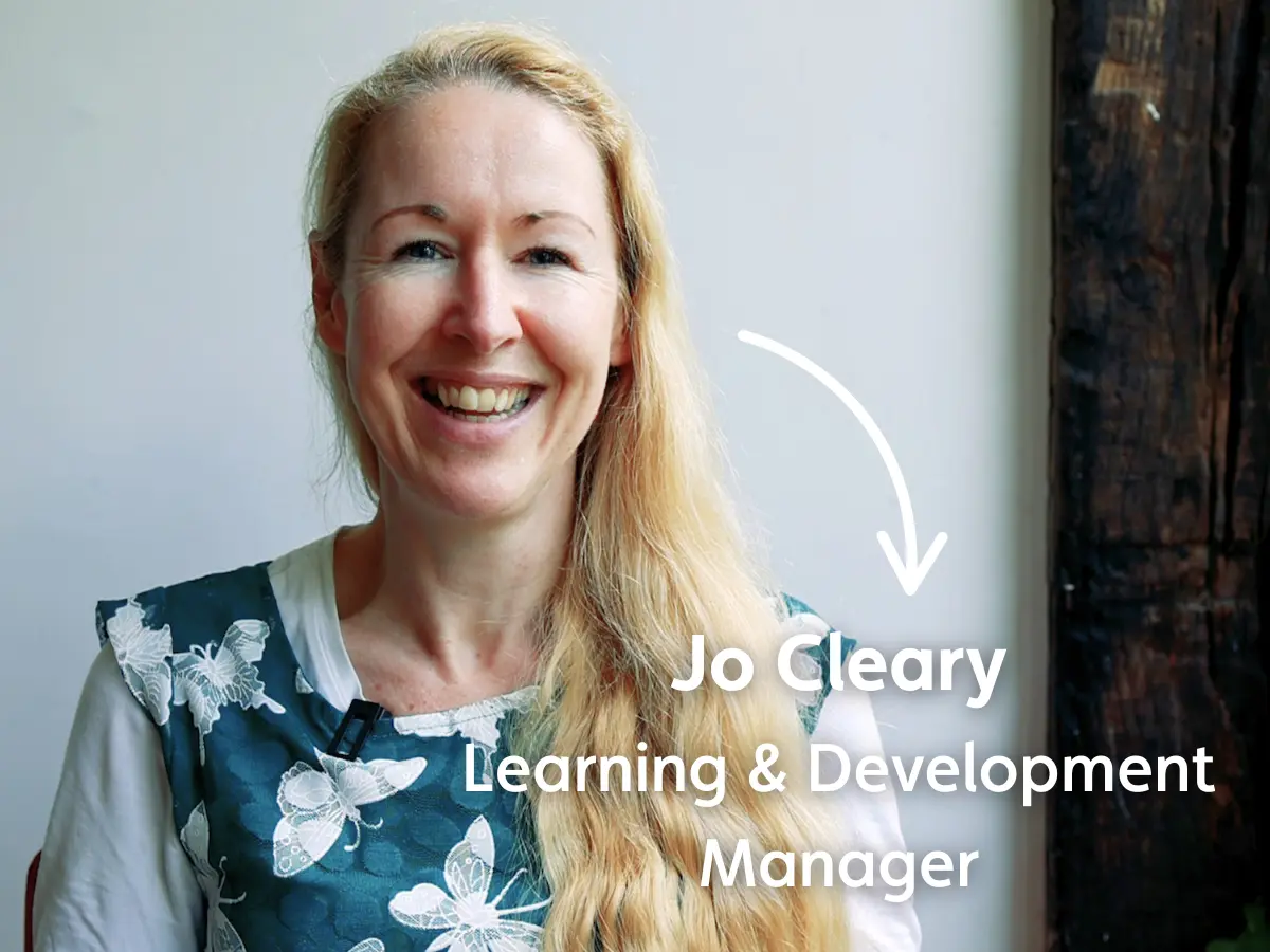 Jo Cleary, Learning and Development Manager