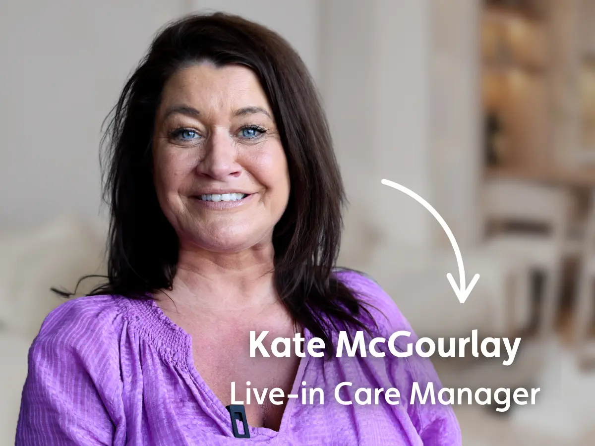 Kate McGourlay, Live-in care manager at Unique Senior Care