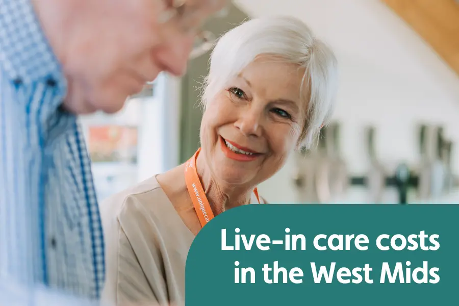 West Midlands live-in care costs